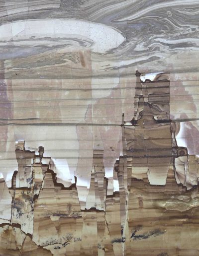 « Ce que dit la bouche d’ombre » - « Jersey’s Spirit » Paésine d’Italie -  Ruin  marble  from  Italy - Bernard Neau